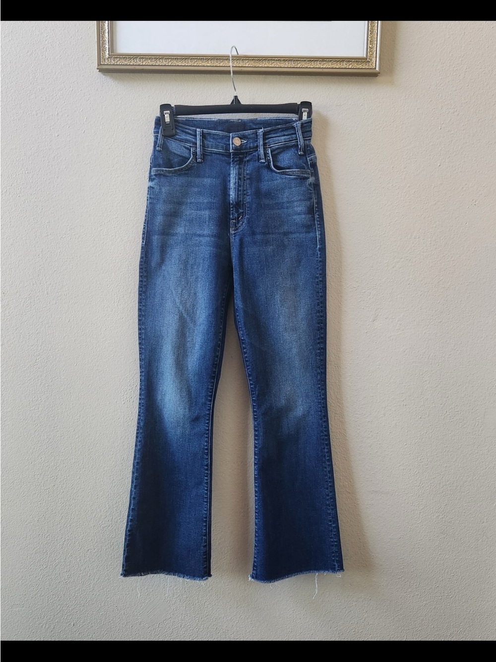 Mother Denim The hustler ankle Fray On The Edge jeans size 25"